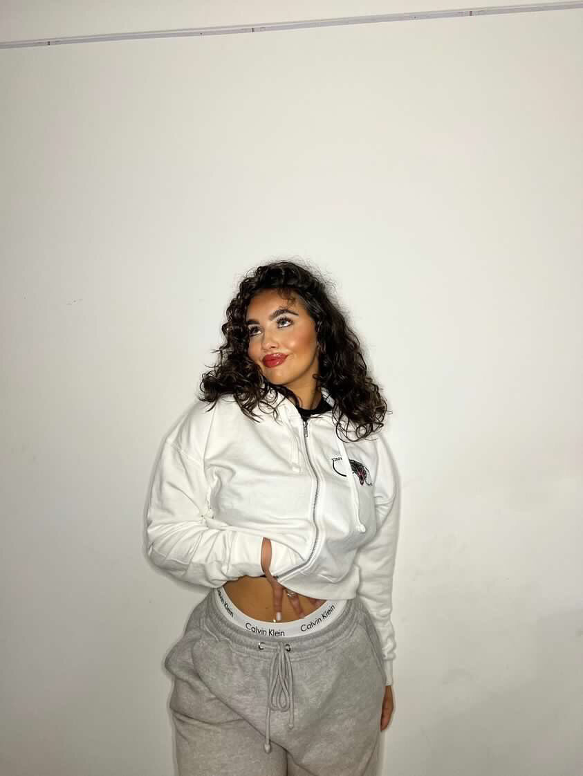 Crop Zip Hoodie